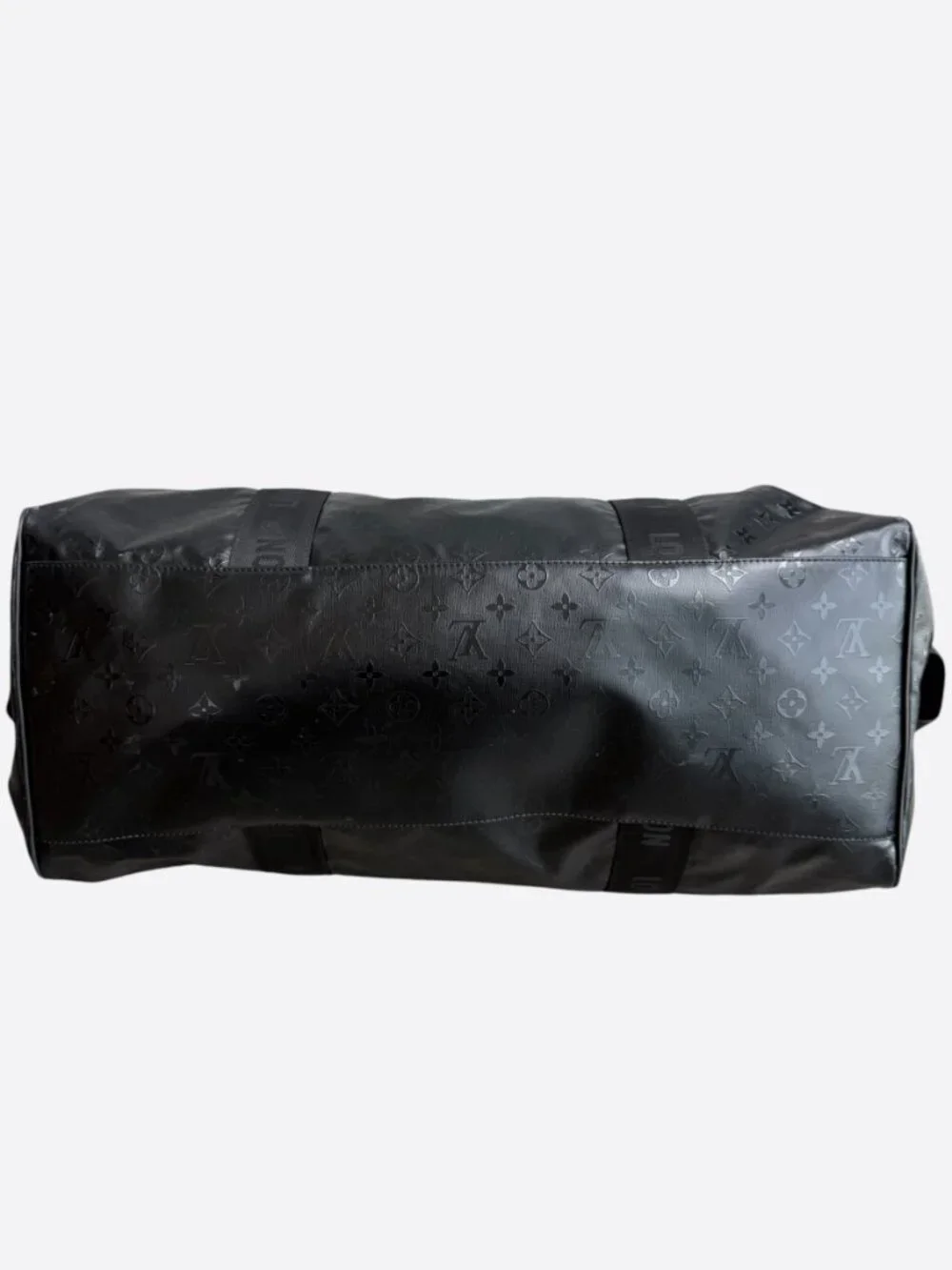 Louis Vuitton Black Ski Monogram Storm Keepall 55
